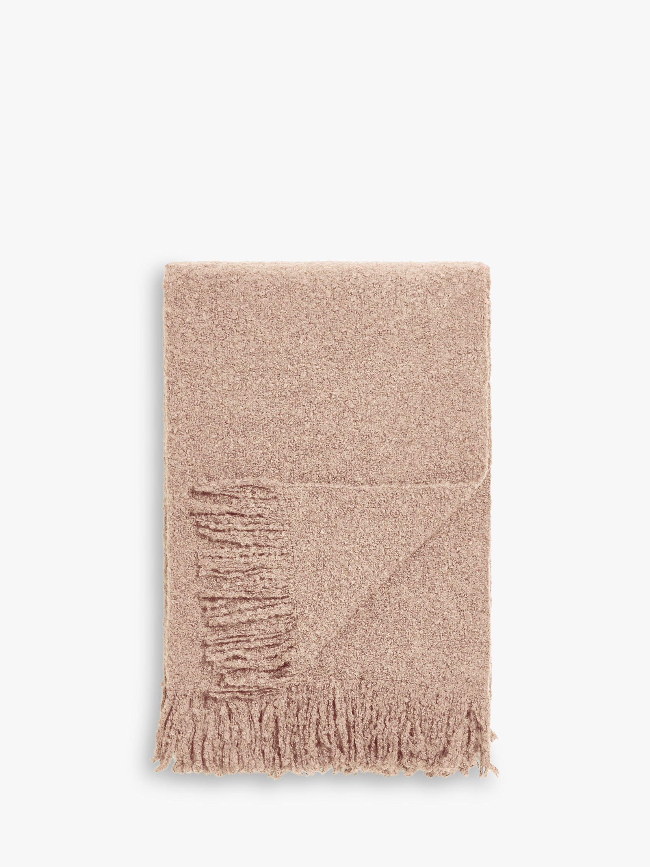 John Lewis Wool Blend Boucle Throw