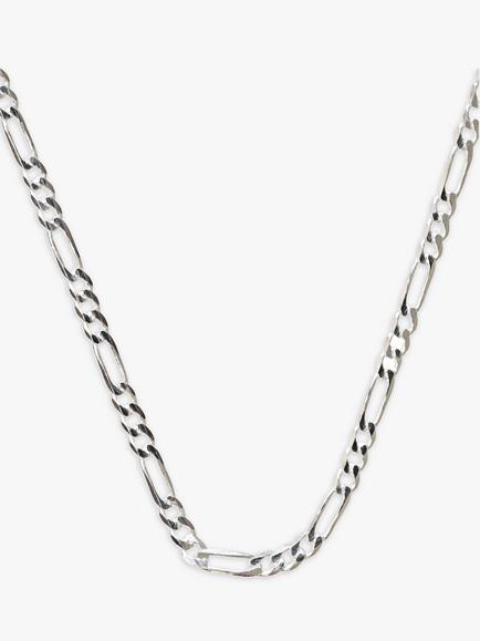 Nina B Slim Figaro Chain, Silver, 60cm, Silver