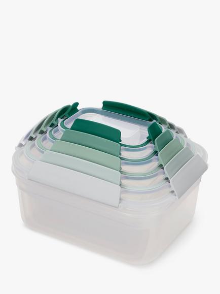 Joseph Joseph Editions Nest Lock Airtight Storage Containers, Set of 5, Sage, Sage