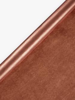 John Lewis Kraft Wrapping Paper, 10m, Copper, Copper