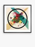 John Lewis Wassily Kandinsky 'Circles in a Circle' Framed Print & Mount, 60 x 60cm, Multi