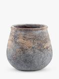 Serax Black Ancient Flowerpot, Grey