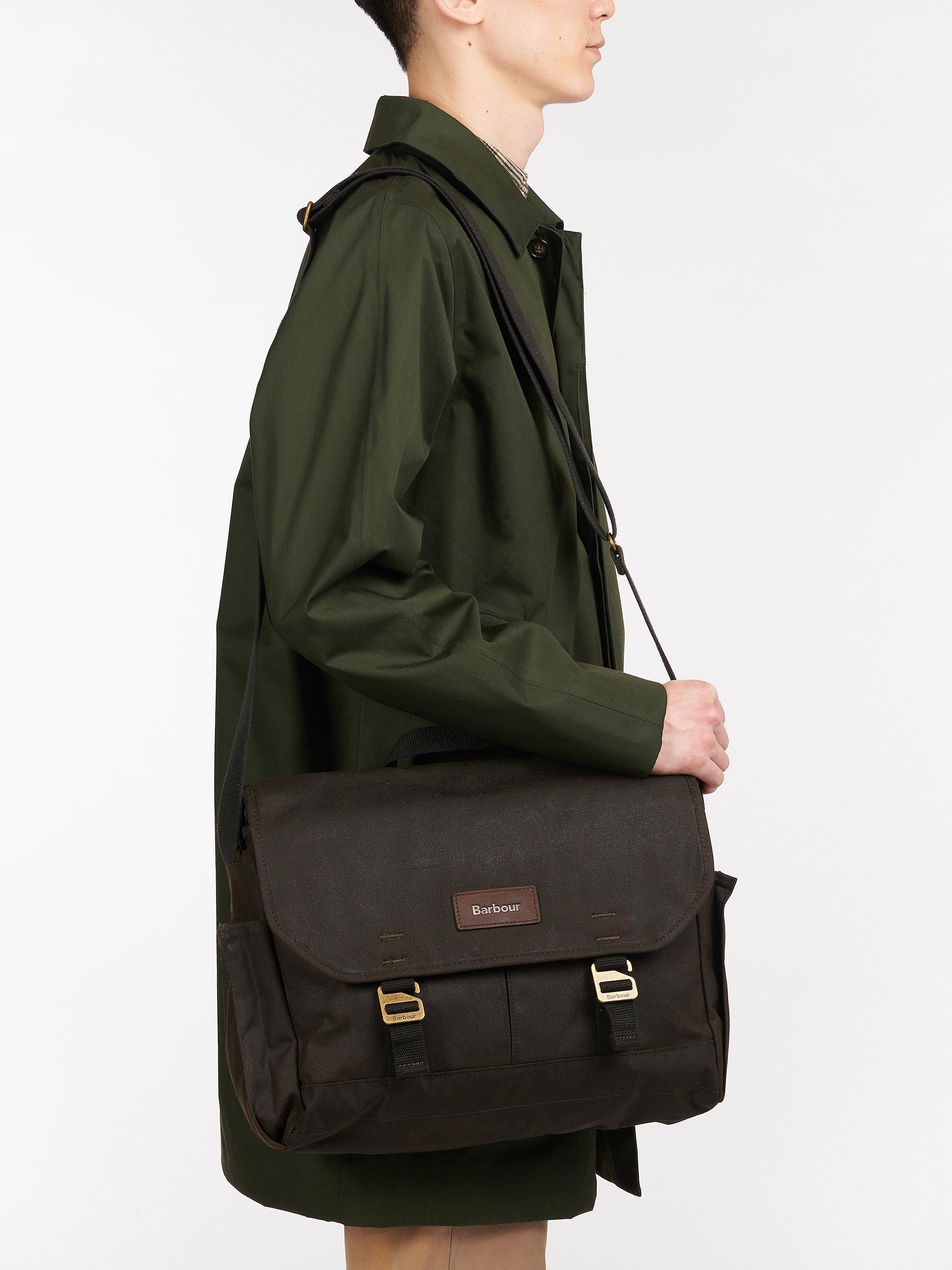 Barbour Essential Wax Messenger Bag