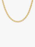 Leah Alexandra Panther Square Link Chain Necklace, Gold