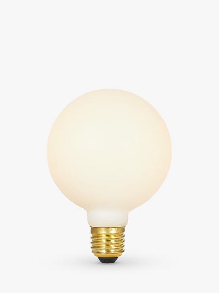 Tala Sphere III 7W E27 LED Dim to Warm Globe Bulb, Matt White, Matt White
