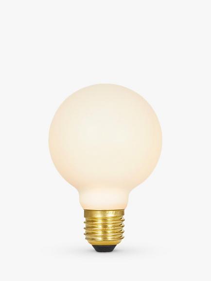 Tala Sphere II 6W E27 LED Dim to Warm Classic Bulb, Matt White, Matt White