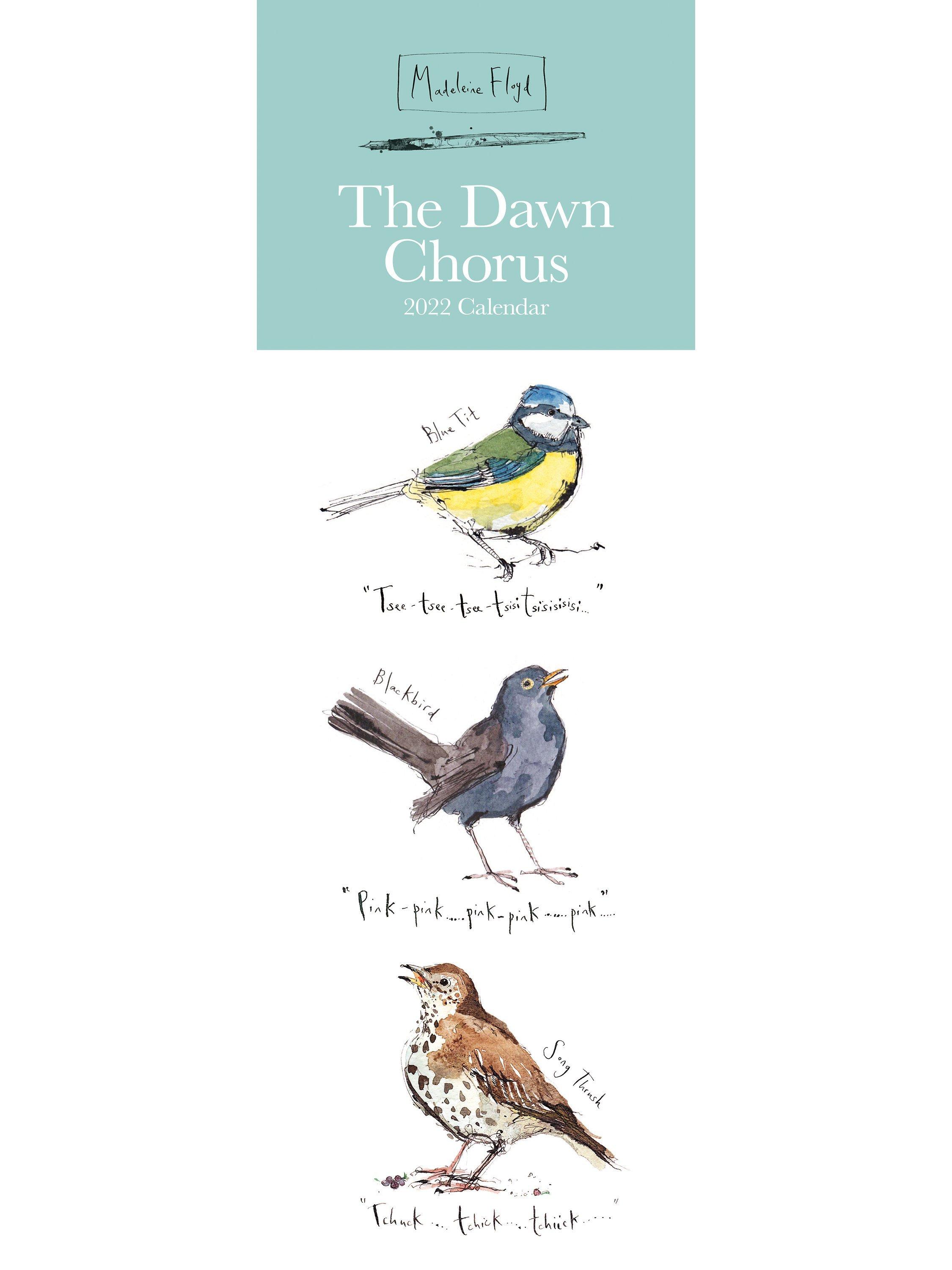 Madeleine Floyd Slim The Dawn Chorus Birdsong Calendar, 2022