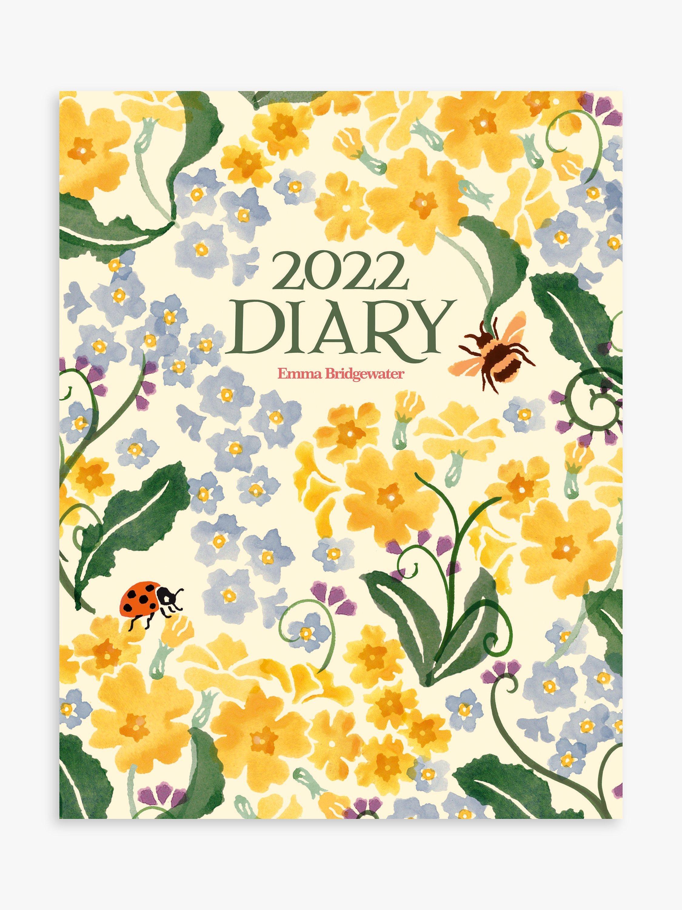 Emma Bridgewater's Primrose & Forget Me Not Diary, 2022