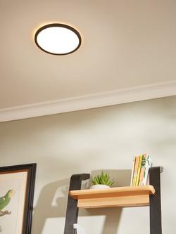 Philips Super Slim CL550 LED Ceiling Light, Black - view 2, Black