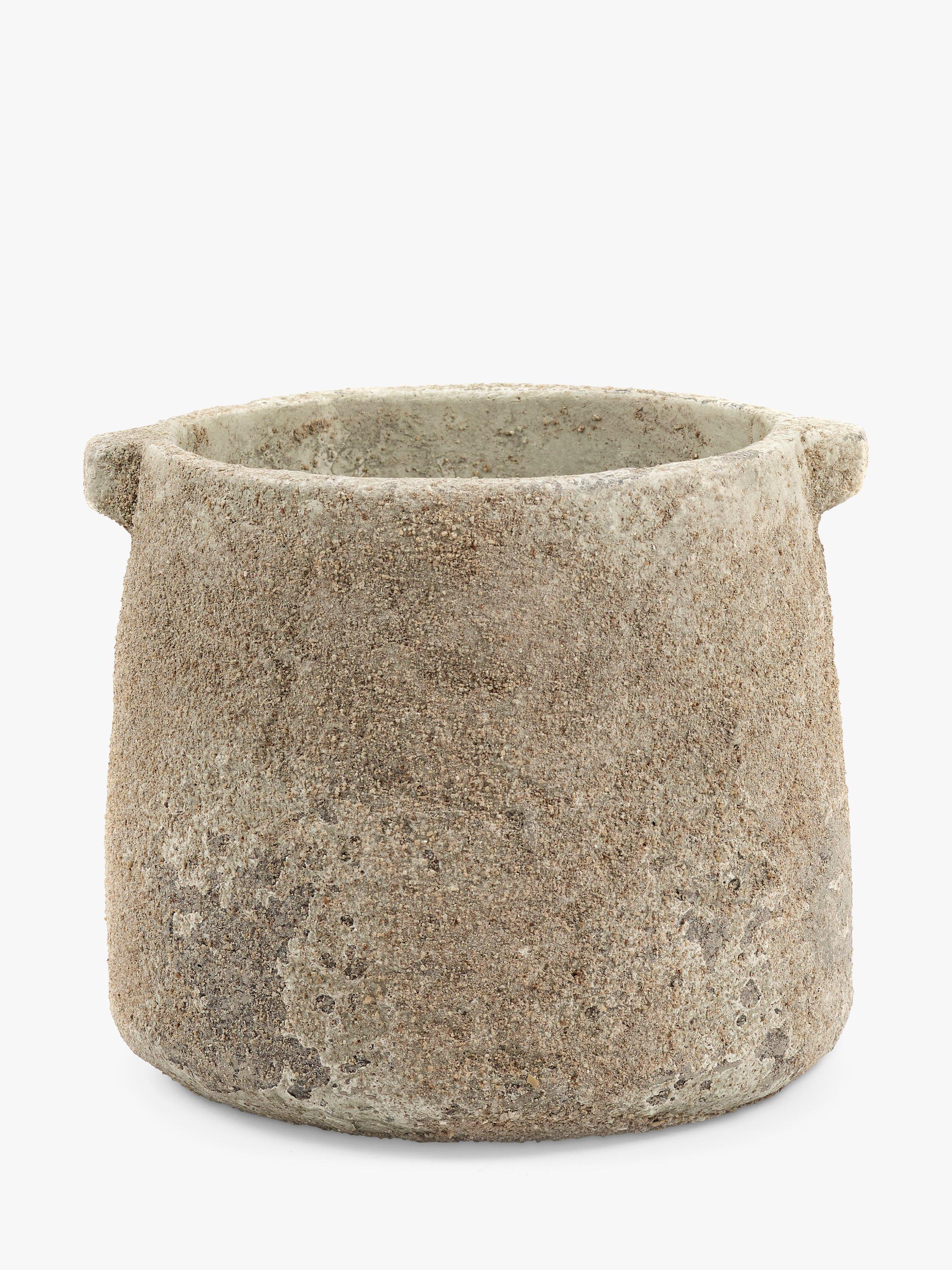 Serax Rustic Flowerpot with Lug Handles, Beige