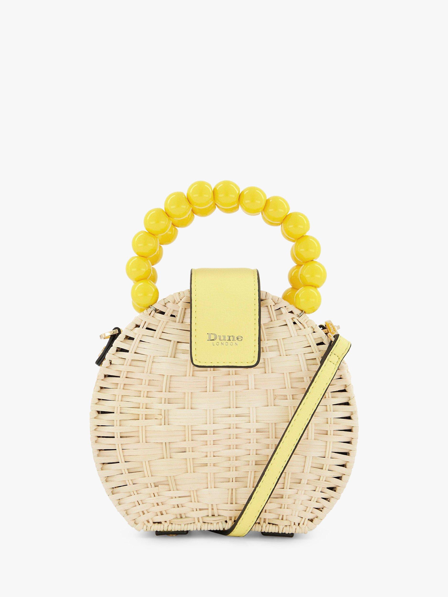 Dune Dustiin Rattan Cross Body Bag