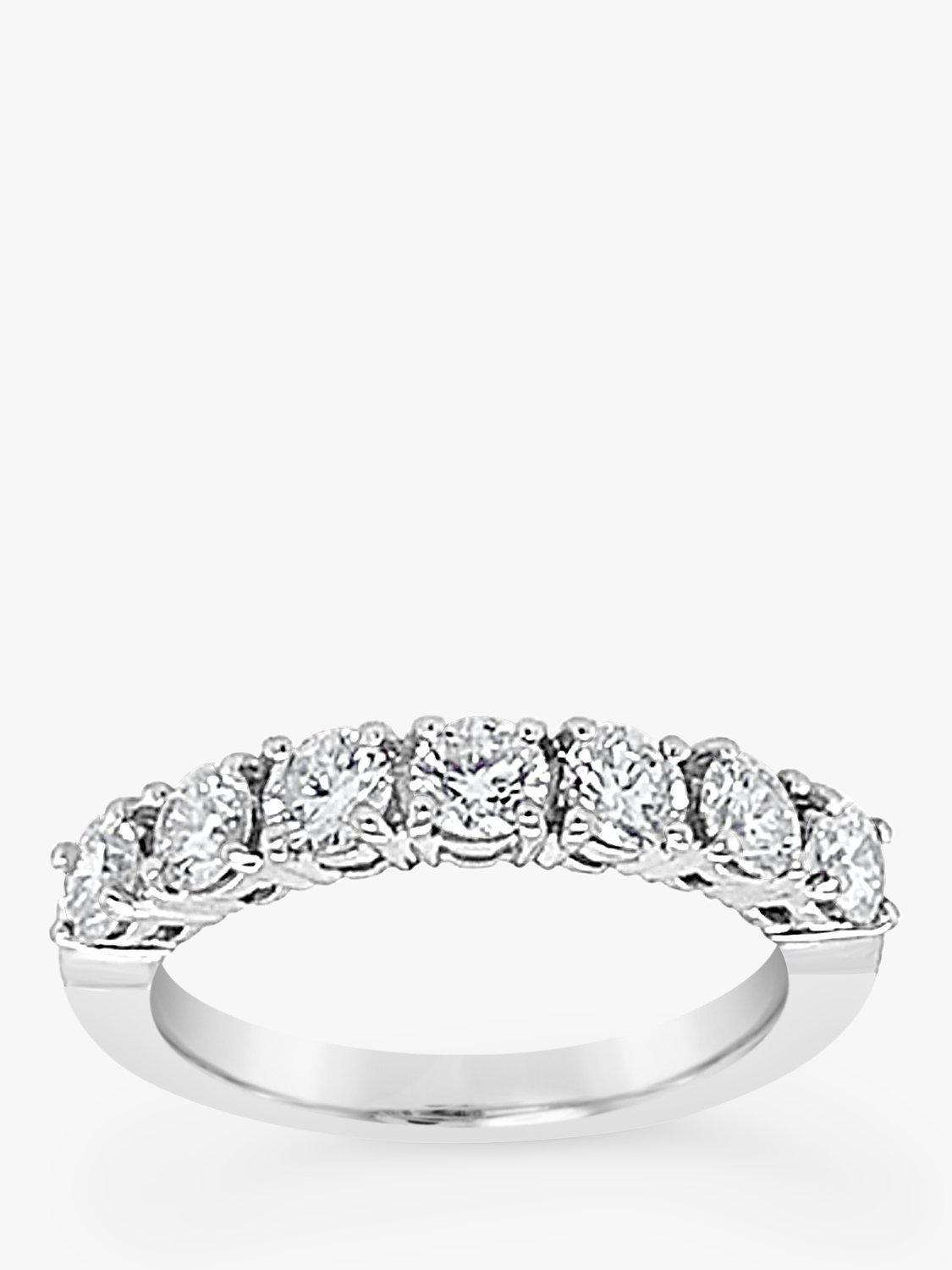 Product image 1 of 5, which shows Milton & Humble Jewellery 18ct White Gold Pre-Loved Diamond Ring