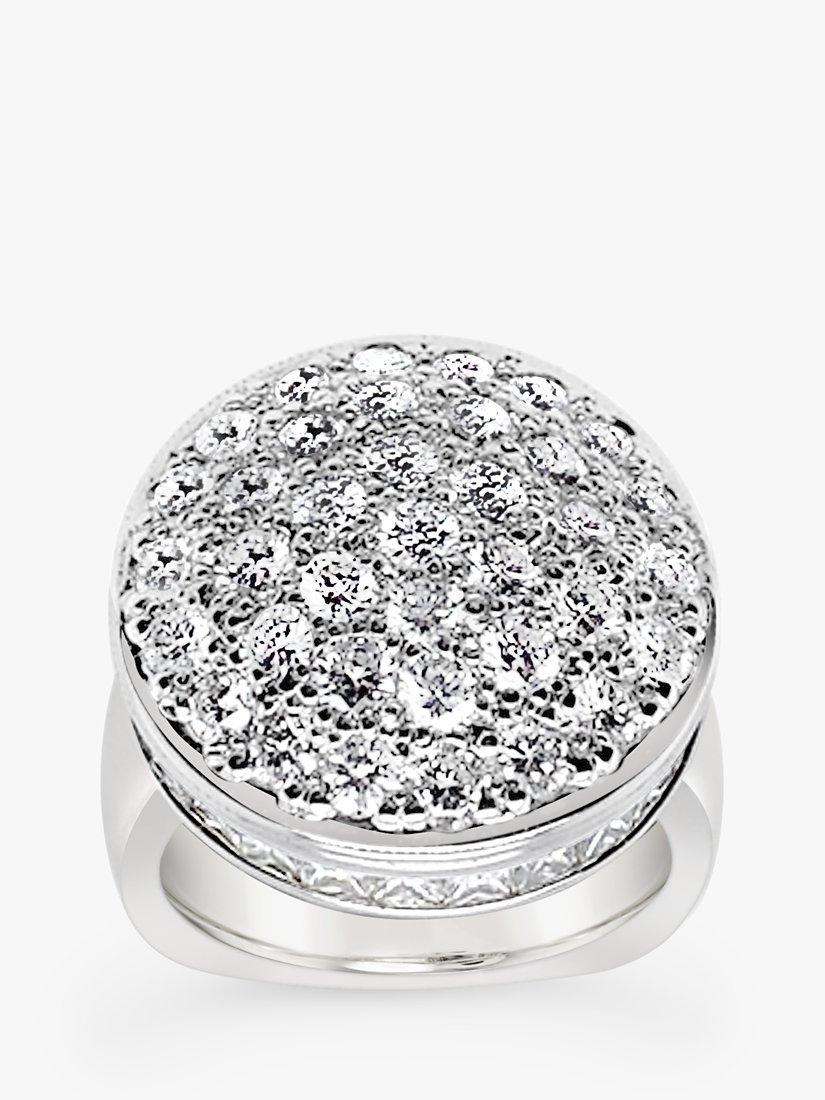 Milton & Humble Jewellery Pre-Loved 14ct 63 Stone Diamond Cluster Ring, Dated Circa 2000s