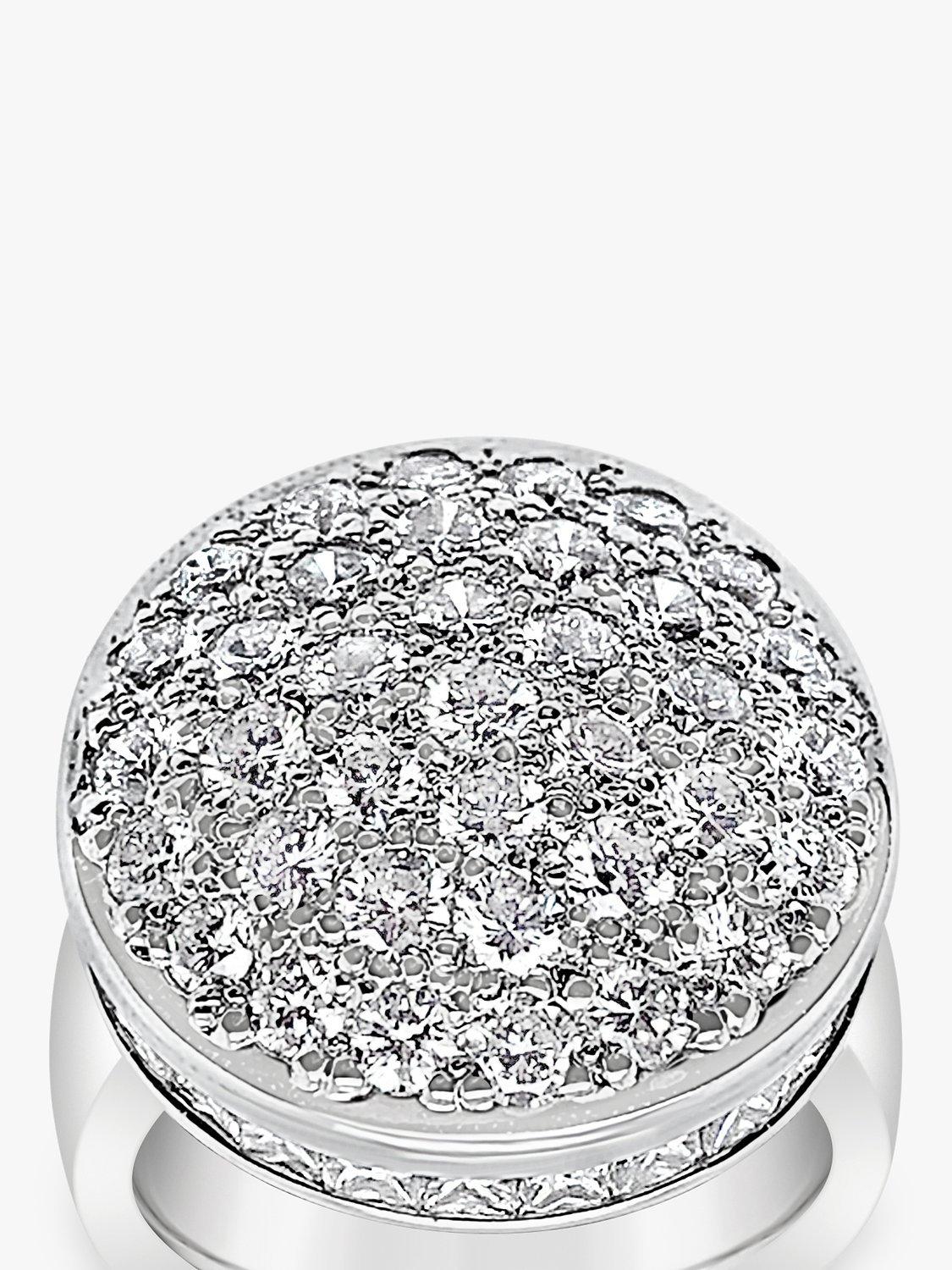 Milton & Humble Jewellery Pre-Loved 14ct 63 Stone Diamond Cluster Ring, Dated Circa 2000s