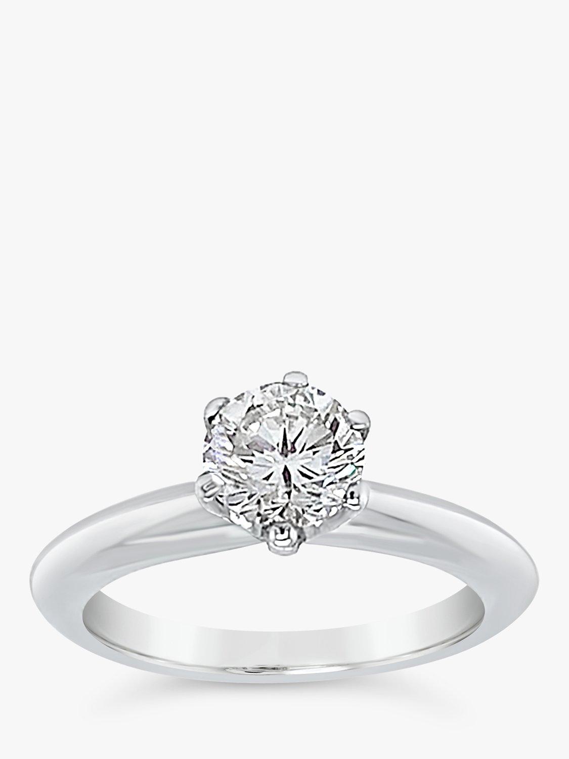 Milton & Humble Jewellery Single Stone Round Diamond Pre-Loved Ring