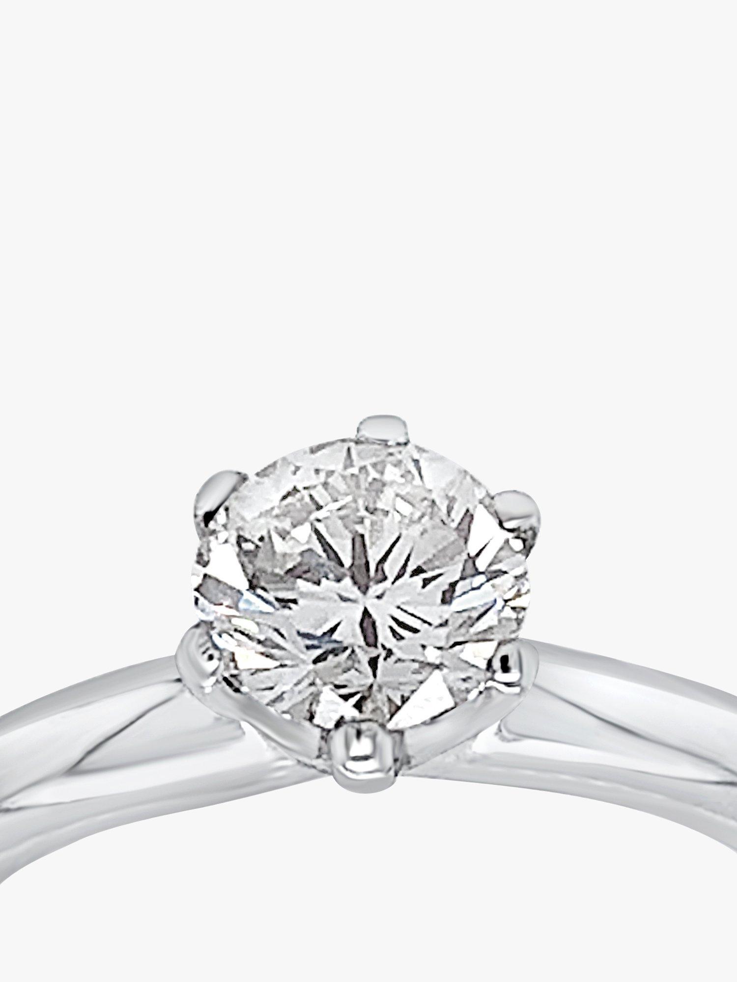 Milton & Humble Jewellery Single Stone Round Diamond Pre-Loved Ring