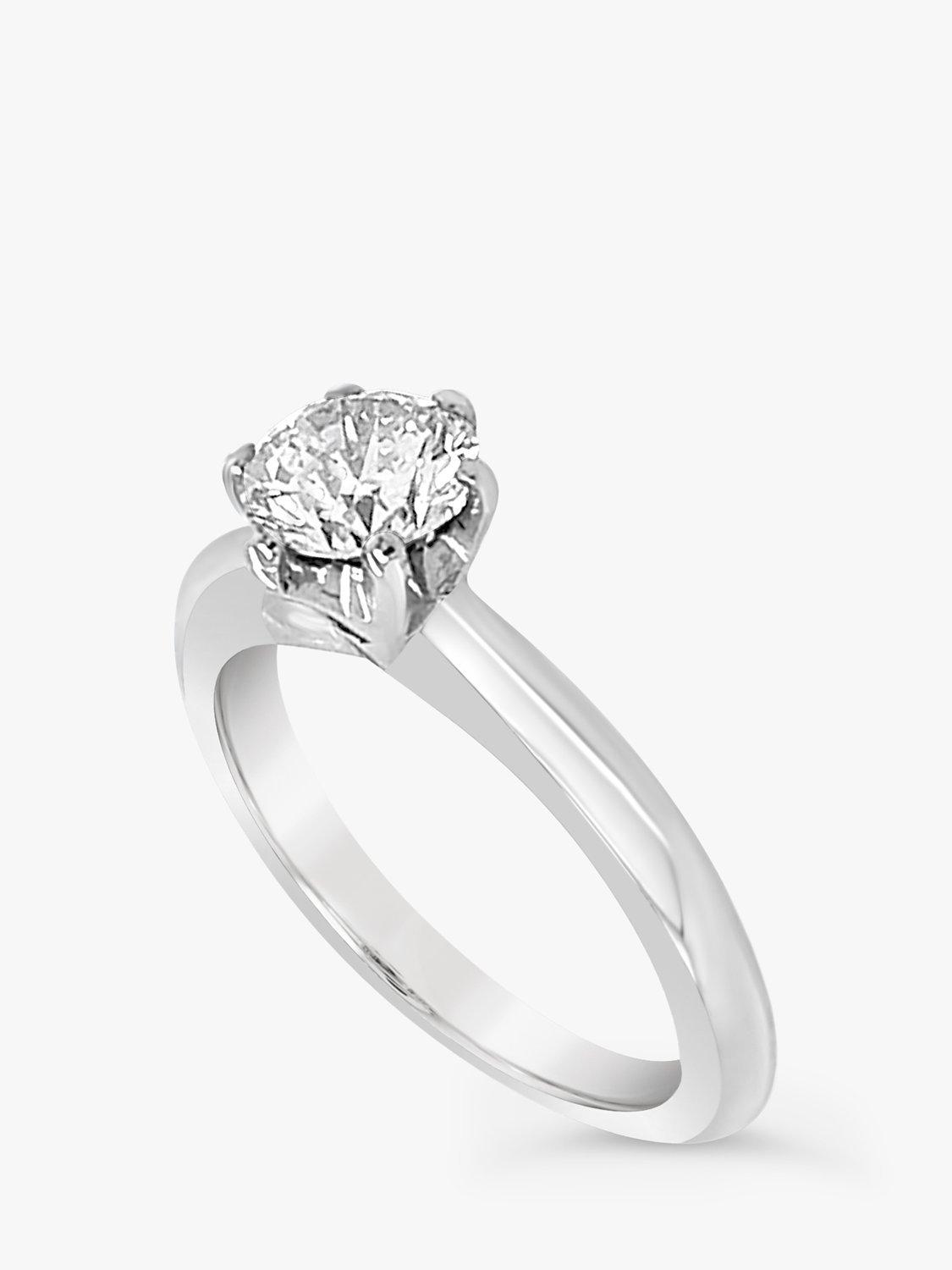 Milton & Humble Jewellery Single Stone Round Diamond Pre-Loved Ring