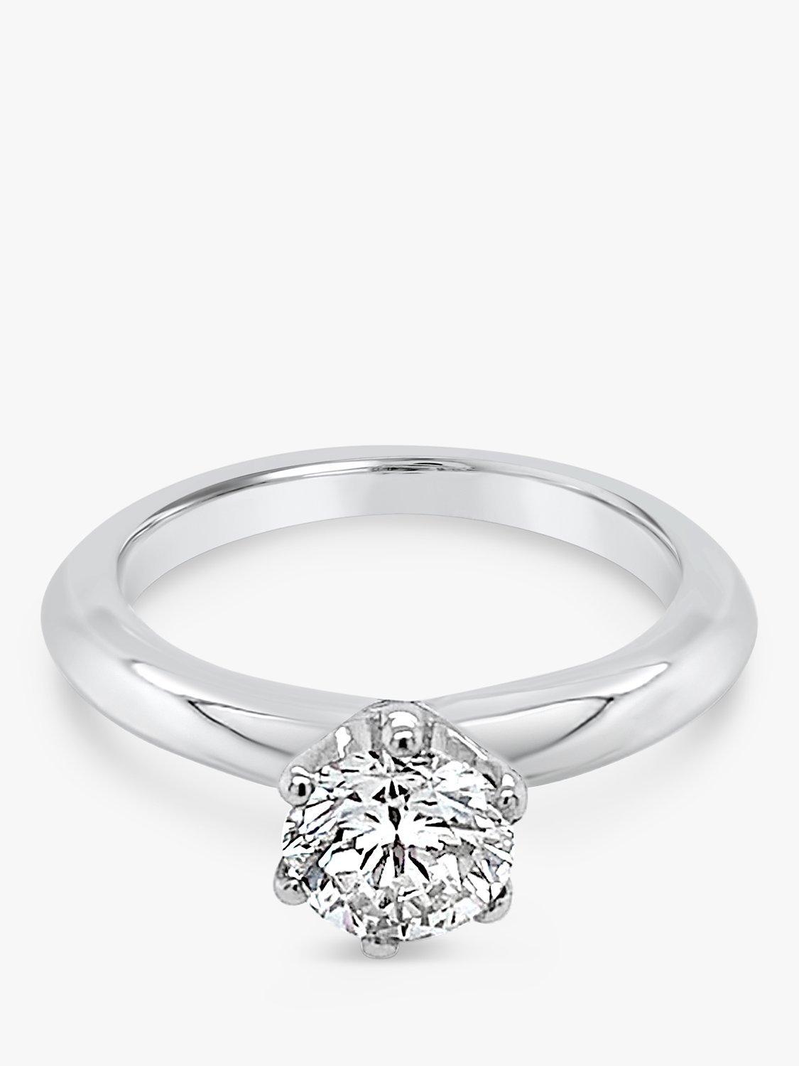 Milton & Humble Jewellery Single Stone Round Diamond Pre-Loved Ring