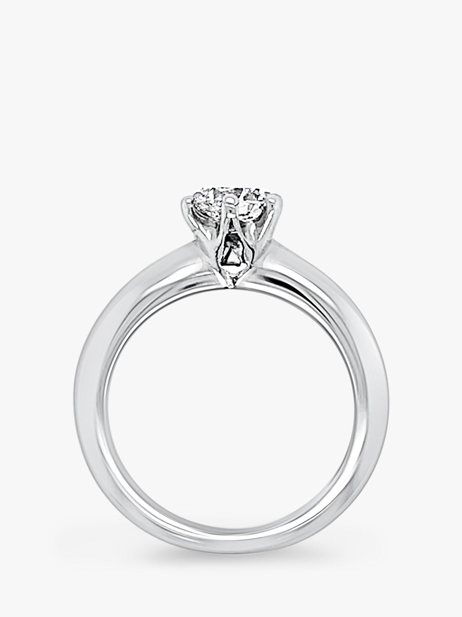 Milton & Humble Jewellery Single Stone Round Diamond Pre-Loved Ring