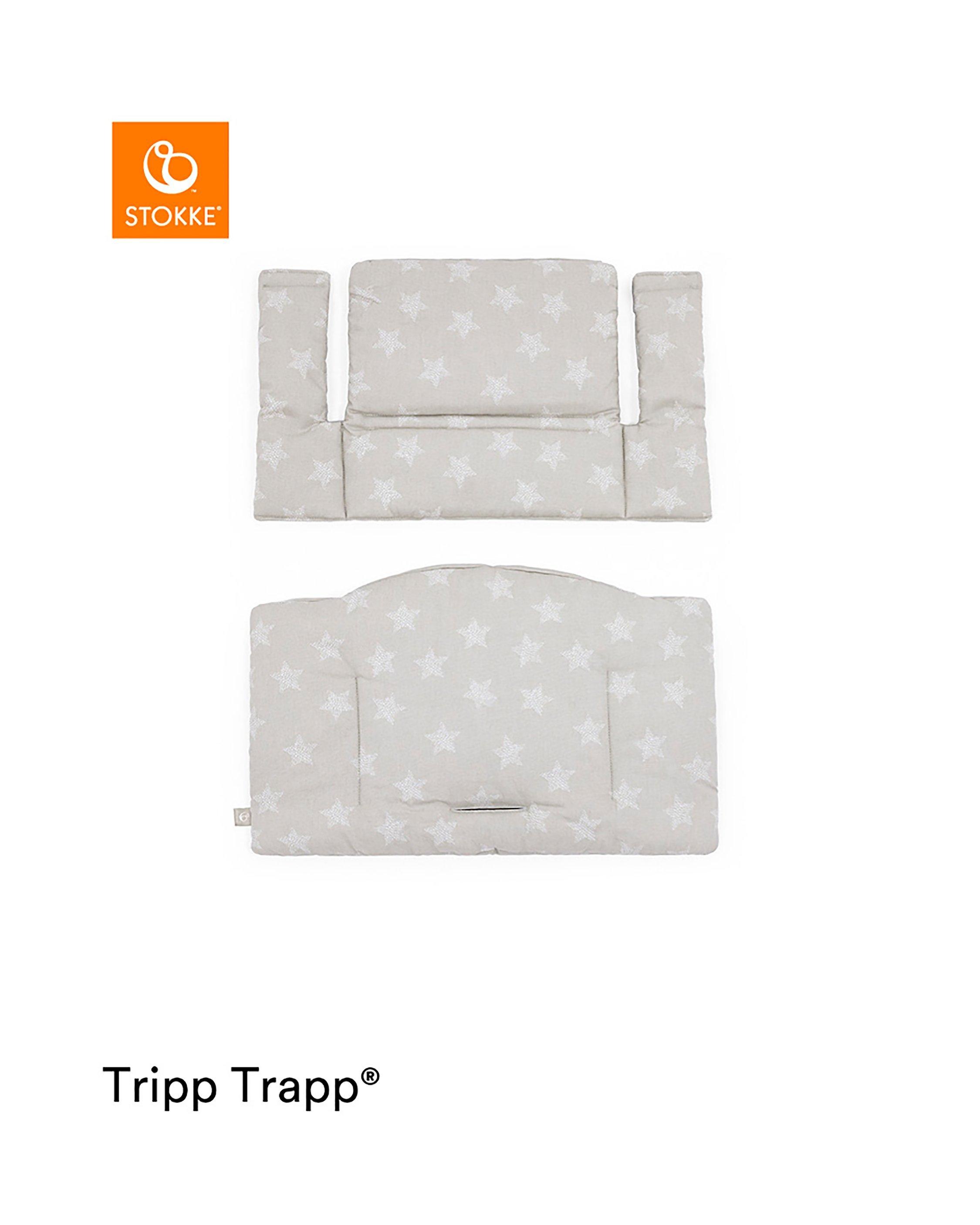 Stokke Tripp Trapp Classic Highchair Cushion, Silver Stars