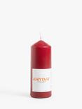 John Lewis Medium Pillar Candle, Red