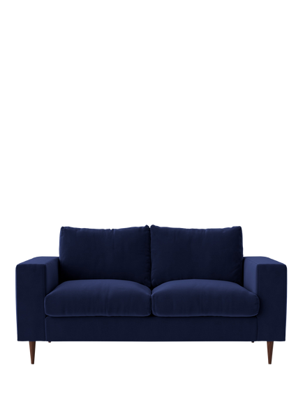 Swoon Evesham Medium 2 Seater Sofa, Dark Leg, Ink Velvet