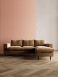 Swoon Evesham Grand 4 Seater RHF Chaise End Sofa, Dark Leg