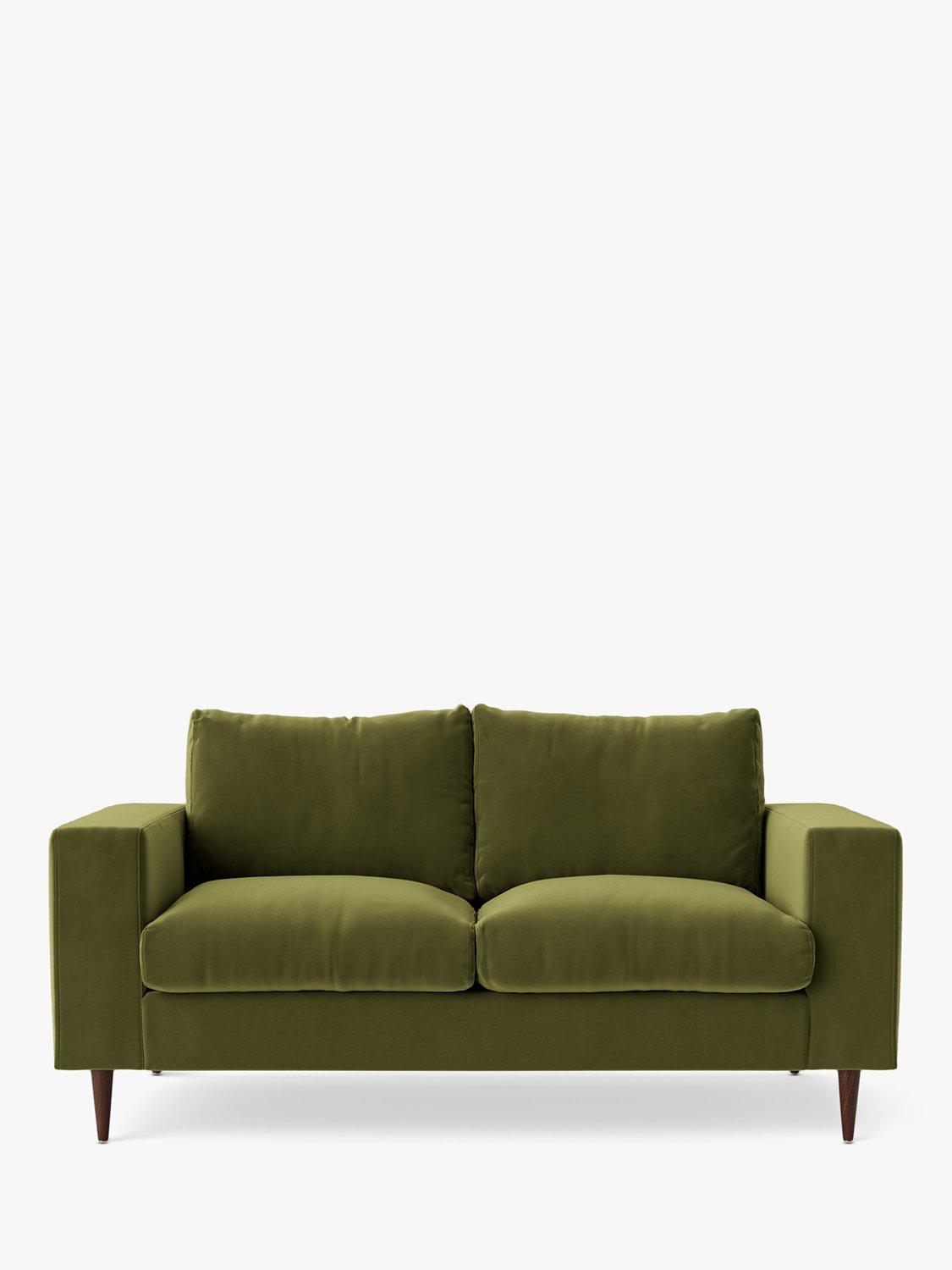 Evesham Range, Swoon Evesham Medium 2 Seater Sofa, Dark Leg, Fern Velvet