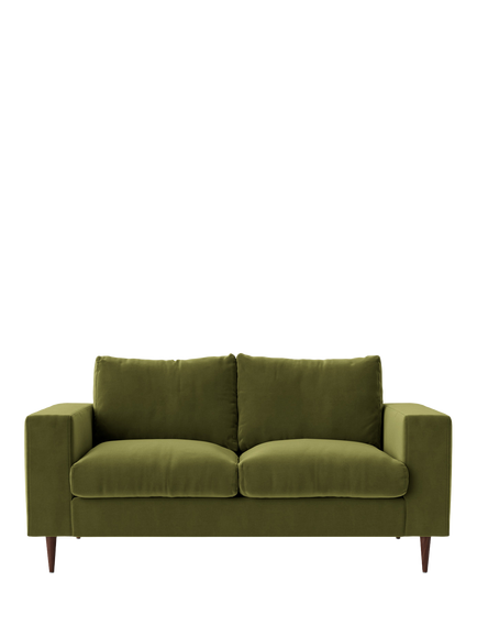 Swoon Evesham Medium 2 Seater Sofa, Dark Leg, Fern Velvet