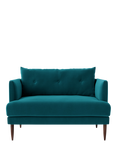 Swoon Kalmar Loveseat, Dark Leg