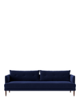 Swoon Kalmar Large 3 Seater Sofa, Dark Leg, Ink Velvet