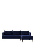 Swoon Kalmar Grand 4 Seater RHF Chaise End Sofa, Dark Leg