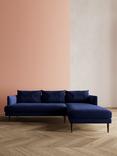 Swoon Kalmar Grand 4 Seater RHF Chaise End Sofa, Dark Leg