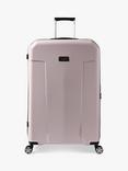 Ted Baker Flying Colours 80cm 4-Wheel Large Suitcase, Pink