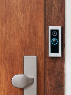 Ring Smart Video Doorbell Pro 2 (Hardwired) with Built-in Wi-Fi & Camera - view 2, Satin Nickel