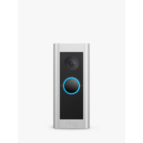 Ring Smart Video Doorbell Pro 2 with Built-in Wi-Fi & Camera plus Plug-in Adapter