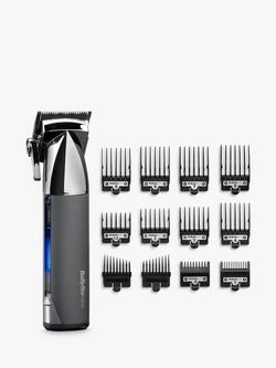 BaByliss Super X-Metal Series Cordless Hair Clipper, Grey, Grey