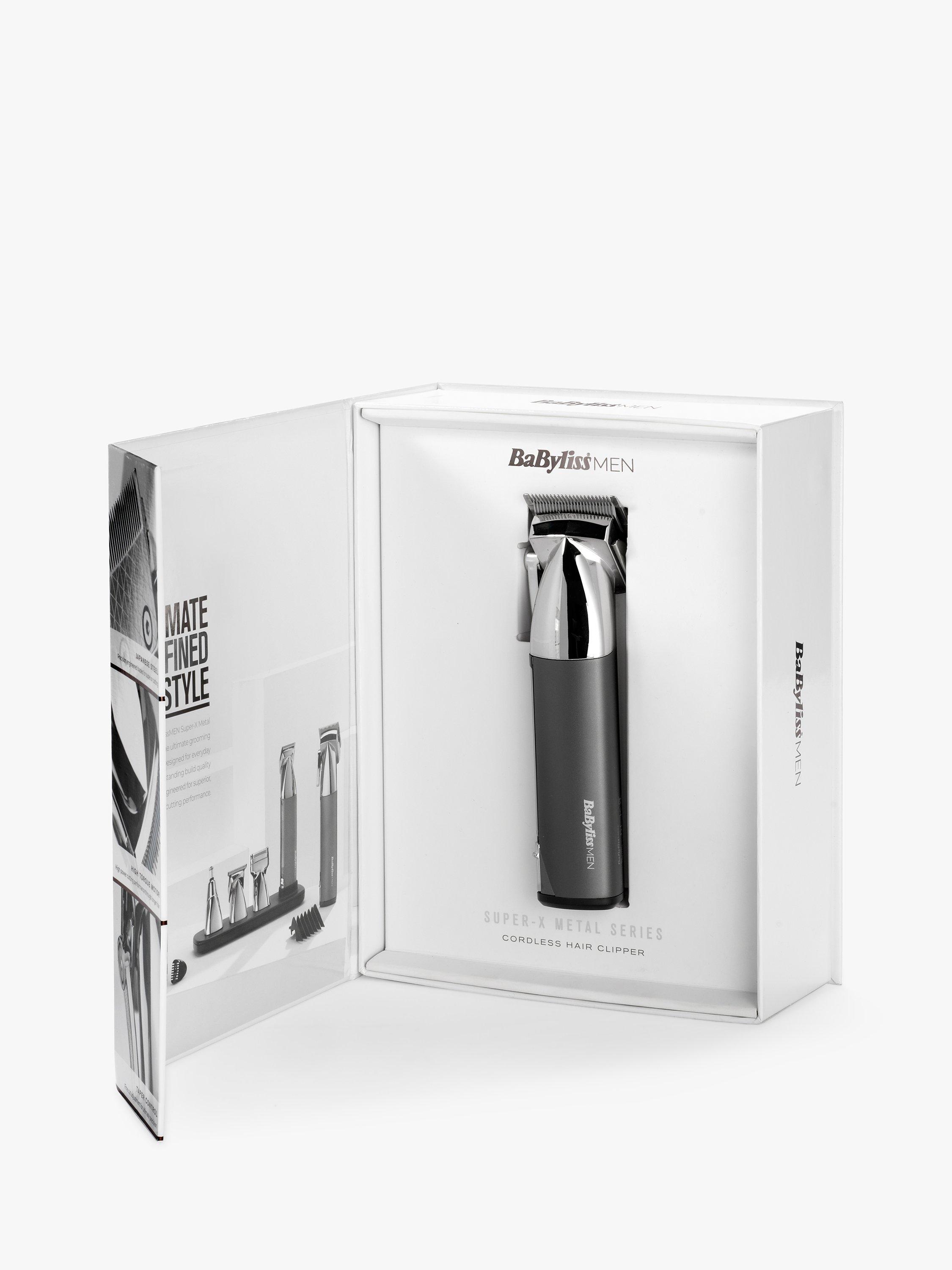 Product image 10 of 11, which shows BaByliss Super X-Metal Series Cordless Hair Clipper, Grey