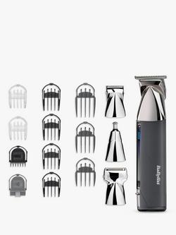 BaByliss Super-X Metal Series 15-in-1 Multi Trimmer, Grey, Grey