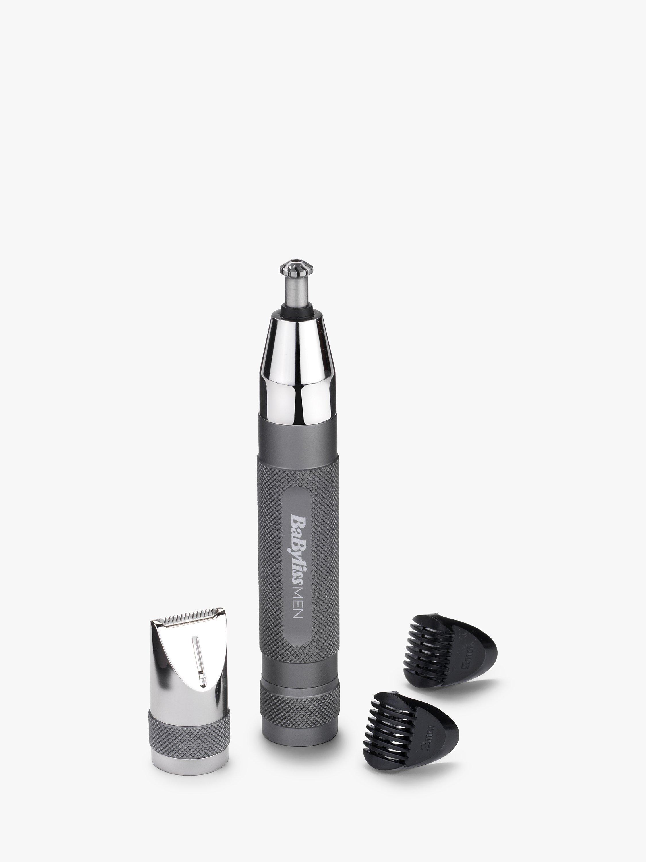 BaByliss Super X Metal Series Nose Ear Eyebrow Trimmer Grey