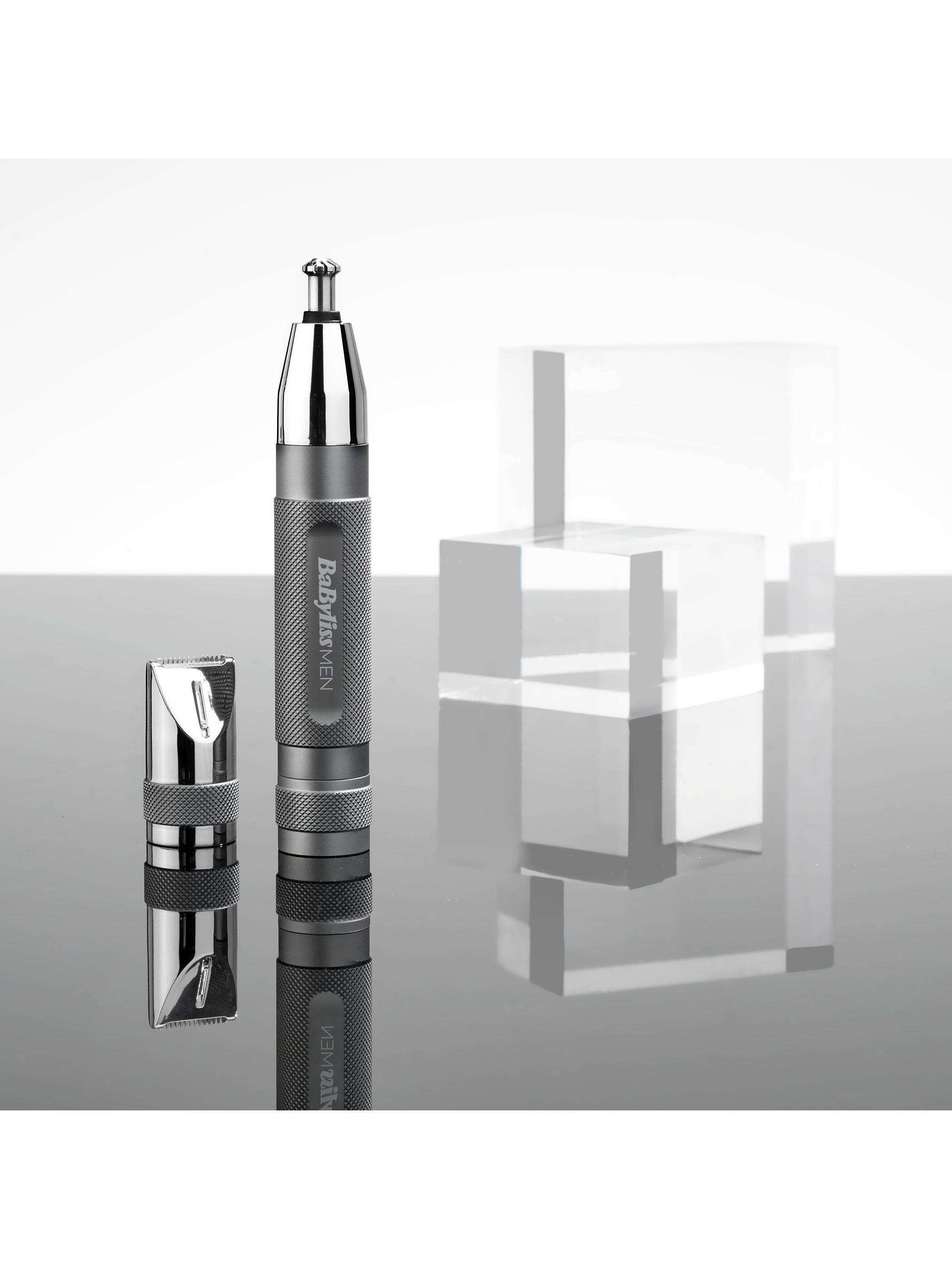 Product image 2 of 7, which shows BaByliss Super-X Metal Series Nose, Ear & Eyebrow Trimmer, Grey
