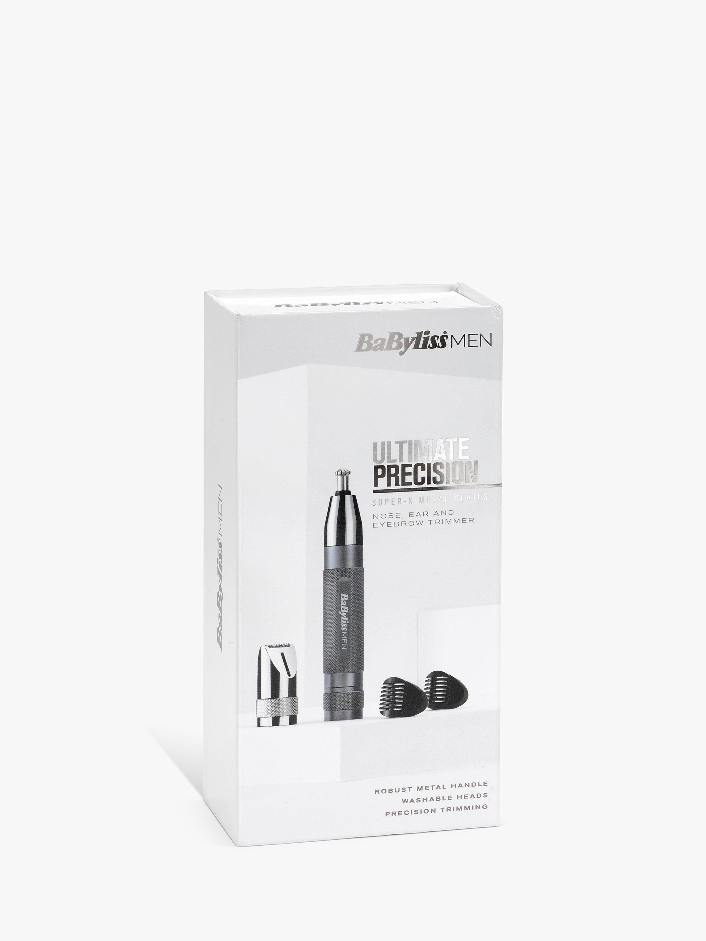Product image 7 of 7, which shows BaByliss Super-X Metal Series Nose, Ear & Eyebrow Trimmer, Grey