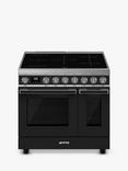 Smeg Portofino CPF92IM 90cm Induction Electric Range Cooker, Anthracite