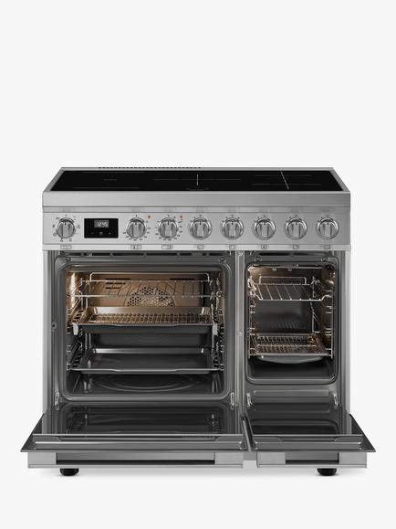 Smeg Portofino CPF92IM 90cm Induction Electric Range Cooker - view 2, Stainless Steel