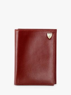 Aspinal of London Smooth Leather Trifold Wallet, Cognac