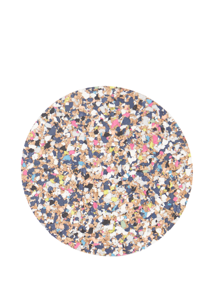 LIGA Beach Clean Cork Round Coasters, Set of 4, Multi, Multi