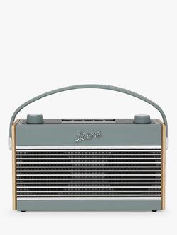 Roberts Rambler BT Stereo DAB/DAB+/FM Bluetooth Digital Radio, Duck Egg