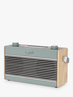 Roberts Rambler BT Stereo DAB/DAB+/FM Bluetooth Digital Radio - view 2, Duck Egg