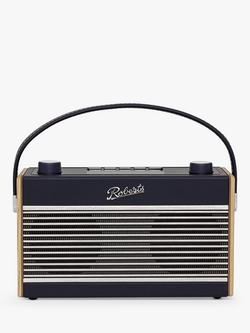 Roberts Rambler BT Stereo DAB/DAB+/FM Bluetooth Digital Radio, Navy