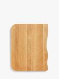 John Lewis Wavy Chopping Board, FSC-Certified (Oak Wood), 35cm, Natural